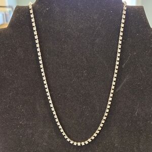 Vintage Rhinestone Single Strand 14"